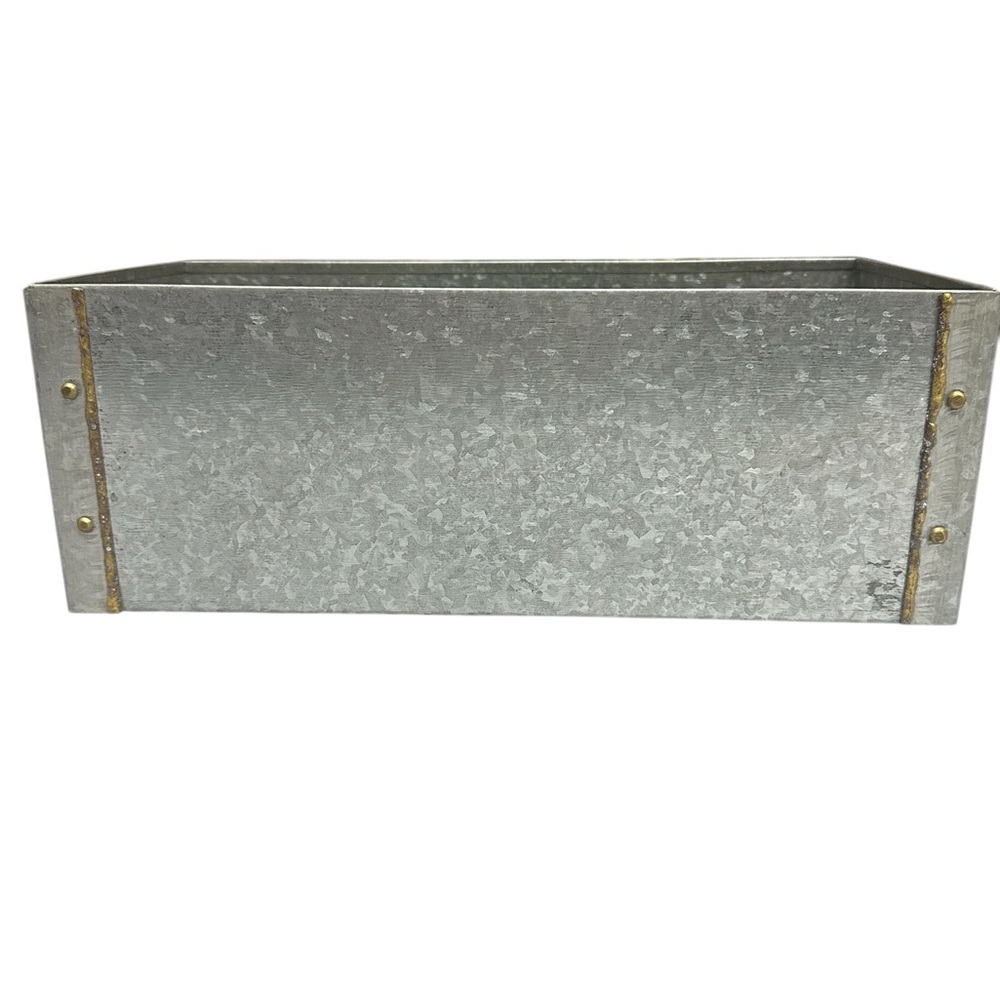 Hearth & Hand Galvanized Metal Container